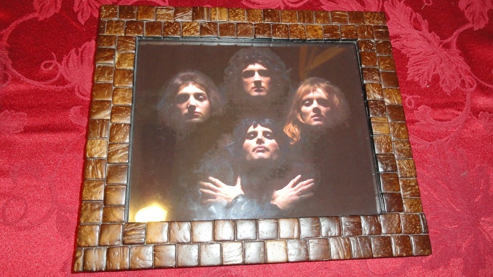 FRAMED QUEEN FREDDIE MERCURY GROUP BAND PHOTO IN ROCK FRAME 10.5&quot;x12&quot; - $35.88