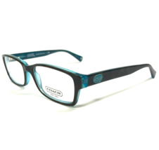 Coach Eyeglasses Frames HC 6040 Brooklyn 5116 Dark Tortoise Teal Blue 52-16-135 - £52.14 GBP