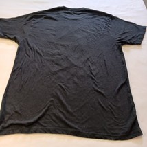 Celebrate Halloween Silkscreen Graphic Men's Black T-shirt Short Sleeve Size L image 2