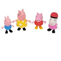 Peppa Pig Figures Lot Of 4 ABD LTD George Mummy Suzy Sheep In Helmet - $11.83