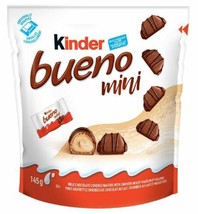 4 X bags Kinder Bueno Mini Chocolate and Hazelnut Cream Candy Bars 97g Each - $30.00