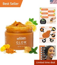 Minimo Glow Turmeric Face Scrub - Unscented Exfoliating Cream for All Sk... - $45.00