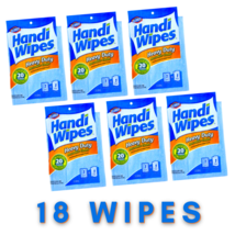 Heavy Duty Handi Wipes Cloths Absorbent Multipurpose Cl EAN Ing Towels 6 Pks - £15.97 GBP