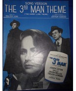 Vintage The 3rd Man Theme Song Version Sheet Music 1950 - $8.19 CAD