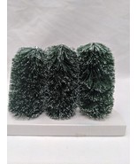 Lot Of (4) Department 56 Tree RPG Dnd Christmas Village Terrain Scenery 4&quot; - $10.89