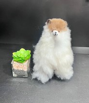 Peruvian Handmade 100% Baby Alpaca Fur Plush Soft Toy Stuffed Animal 8&quot; White - £22.59 GBP