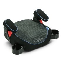 Graco Turbobooster Backless Forward Facing Booster Car Seat Black Gray Blue Red - £20.04 GBP