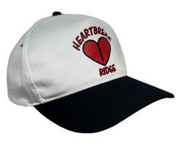 Heartbreak Ridge Hat Cap Snap Back White and Black Otto Military Memorial Mens - $19.79