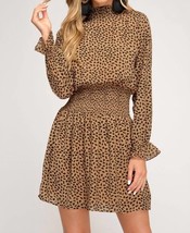 She + Sky leopard dress in Brown leopard - size M - £28.56 GBP