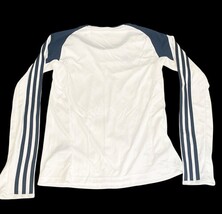 Adidas ClimaCool Long Sleeve Tee Women’s Size S White/Navy NWT Athletic Shirt image 4