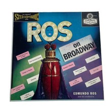 Edmundo Ros And His Orchestra Ros On Broadway LP Vinyl Record Album Latin Jazz - £8.79 GBP