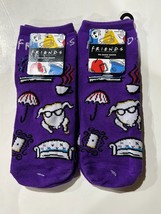 2 Pairs Friends Television TV Show Women&#39;s No Show Socks Shoe size 4-10 NWT - £3.10 GBP