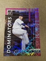 2020 Panini Donruss Dominators Pink Fireworks Hyun-Jin Ryu #D-6 Dodgers - £1.48 GBP
