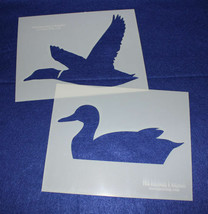 Large Duck Stencils - Painting/Crafts/Stencil/Template 2 Pc Set -Mylar 1... - £17.49 GBP