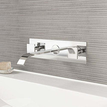 VIGO Titus VG05002CH Single Handle Bathroom Faucet in Chrome Wall Mount Faucet O - £82.64 GBP