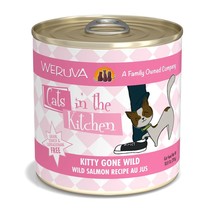 Cats In The Kitchen Kitty Gone Wild - Wild Salmon Recipe 10oz. (Case of 12) - £58.52 GBP