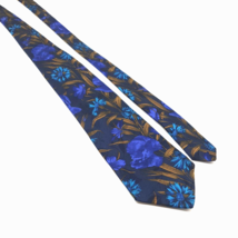Portofino Collection Mens Dress Tie Suit Imported Silk Made In USA Blue ... - £14.67 GBP