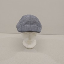 Lids Men&#39;s Newboy Cap Blue Plaid Cotton/Linen Blend Fitted Hat - £10.11 GBP