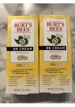 Burt&#39;s Bees BB Cream with SPF 15, Light, 1.7 Oz Ex/06/2025 Lot Of 2 - £14.54 GBP