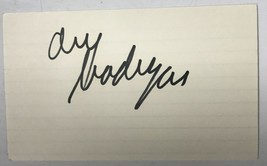 Amy Madigan Signed Autographed Vintage 3x5 Index Card - £11.77 GBP
