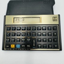 HP 12C Financial Calculator Original Case Tested Works Vintage Math Tool - $51.43