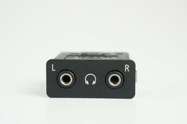 2004-2013 bmw 525i 528 x5 e60 e70 f10 rear seat double audio socket 6131... - $29.87