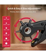 Revolving Punch Plier Kit XOOL Leather Hole Punch Set for Belts Watch Ba... - $33.57