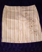 Lane Bryant Striped Pencil Skirt~16 XL 1X~Short Knee Length~Pockets~Plus... - $9.70