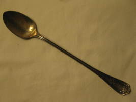 Rogers Bro. 1910 Verona Pattern Silver Plated 7.5&quot; Iced Tea Spoon - &#39;N&#39; ... - £7.19 GBP