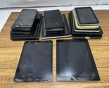Lot of 19 Mixed Tablets For Parts/ Repair Apple Ipad Samsung Kindle Nook CV - $44.55