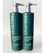 2 Bottles Crabtree And Evelyn Cleanse + Awaken SHOWER GEL 15oz NEW - $44.50