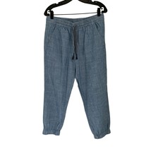J.Crew Light Blue Casual Jogger Pants Drawstring Pull-up Gray Blue Size 6 - $24.74