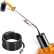 Weed Burner With Propane Torch: 340,000 Btu, Igniter, Flame, And Snow Ro... - $64.97