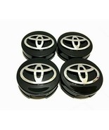 4 pcs, Toyota, Wheel Center HubCap, Black, 62 MM, 2.44&quot;, Camry Corolla A... - £15.68 GBP