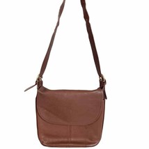 VTG Chestnut Brown Leather Coach Purse G5H-4115 Messenger Bag Crossbody - $266.41