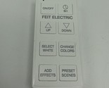 Feit Electric Wi-Fi Smart 20&#39; LED Strip Light REPLACEMENT RF REMOTE - $9.85