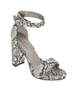 Worthington Lafayette Snake Print Block Heel Adjustable Ankle Strap Size... - $52.24