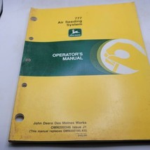 OEM John Deere Operators Manual 777 Air Seeding System Shop Copy Tractor Guide - £11.62 GBP
