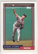 M) 1992 Topps Baseball Trading Card - Steve Lyons #349 - £1.57 GBP