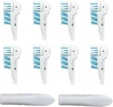 Sensitive Replacement Toothbrush Heads Compatible with Oral-B Cross Action Power - £12.05 GBP