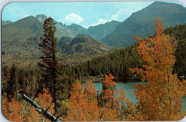 Bear Lake in Autumn Rocky Mountain National Park Colorado Postcard - £8.71 GBP
