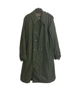 Cockpit USA Field Coat Trench Jacket Green with Belt Size Large - $168.51 CAD