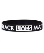 1 BLACK LIVES MATTER Silicone Wristband Bracelet - £3.10 GBP