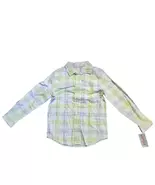 NWT Cat &amp; Jack Boy's Green/Blue Plaid Shirt Size X-Small - $8.00