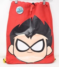 Teen Titans Go To the Movies Backpack w/Blue Pin 13 x 18 - £31.65 GBP