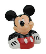 Walt Disney&#39;s Classic Mickey Mouse Figure Ceramic Cookie Jar, NEW UNUSED - £82.73 GBP