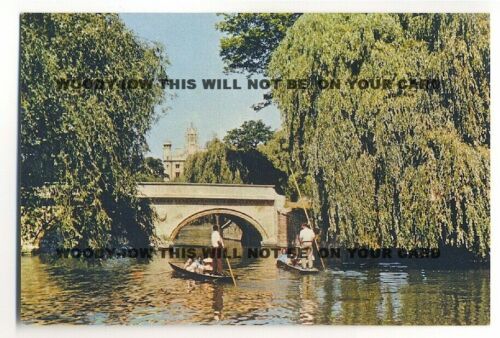 Dix0082 - Trinity College Bridge , Cambridge - Dixon postcard CAMB 855 - $1.90