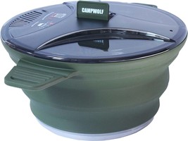 Campwolf 2.5L Collapsible Camping Cook Pot,Portable Cookware For Outdoor Hiking - £51.30 GBP