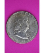 1949 P Ben Franklin Silver Half Dollar FBL Exact Coin Shown Authentic N482 - $75.21 CAD