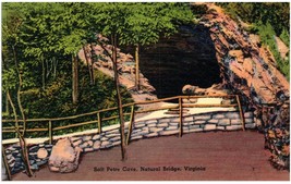 Vintage Salt Petre Cave Natural Bridge Virginia Unused Postcard - £51.94 GBP